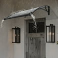 thumbnail image 5 of Miumaeov Patio Window Door Awning Canopy Front Doors/Windows Sun Shutter Overhang Awning Rain Shelter, 5 of 19