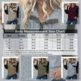 thumbnail image 3 of SIEANE Women's Casual Lapel Long Sleeve Spring-Fall Two-Color Patchwork Henry Shirt With Pocket S-XL, 3 of 7
