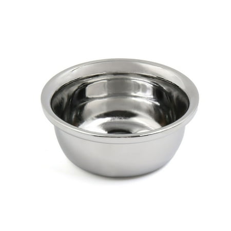 Men Stainless Steel Beard Shaving Soap Bowl Mug Container Barber Shave Tool