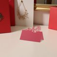 thumbnail image 4 of COMPUKAS 50Pcs Floral Wedding Invitations for Table Guests with Romantic Design, 4 of 6