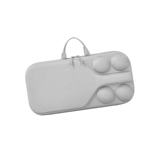 amagogo Hard Pickleball Paddle Bag Dustproof Racket Holder Portable EVA Zippered Storage Gray