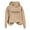 Khaki, variant on Wdgfv Cropped Hoodie Women Women's Hoodies & Sweatshirts Funny When It Is Dark Enough Can You See The Pullover