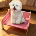 thumbnail image 6 of Bothyi Cat Hammock Bed Small Dogs Bed Lounging Chair Breathable Detachable Cover Sturdy Pink, 6 of 8