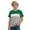 Green, variant on Boys T Shirts Spring Summer Casual Color Block Crew Neck Short Sleeve Sport Tops Going out Tops 3-13 Years