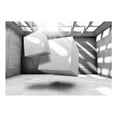 thumbnail image 2 of Tiptophomedecor 3D Illusion Wallpaper Wall Mural - Dancing Squares, 2 of 3