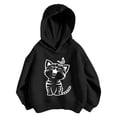 thumbnail image 3 of SJLDQY Girls Hoodies Casual Hooded Sweatshirt Long Sleeve Cat Graphic Pullover Tops Size 4-5 Years, 3 of 3
