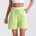thumbnail image 4 of SDNall Shorts de Course, de Mise en Forme et de Yoga pour Femmes, Taille Haute, Décontractés, à Couleurs Contrastantes, 4 of 9