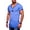 Blue, variant on BEHYPE Men's Basic T-Shirt Polo Muscle Tee Casual Tops MT-7102 (S,Black)