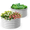 White, variant on Anleolife 24" Tall Round Galvanized Steel Raised Garden Beds, 2-Pack, White