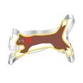 thumbnail image 1 of Molde de acero inoxidable para galletas, molde para cortar con forma de ratón y gatito de dibujos animados, herramienta para hornear masa de pan al vapor, 1 of 6