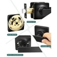 thumbnail image 2 of Satin Nickel Passage Door Handles Interior Brushed Nickel Door Handles Indoor Keyless Non-Locking Lever Set for Hallway or Closet Doors Reversible for Right/Left Handed Door, 2 of 6