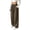 Brown(New&Hot), variant on ZHYou No Boundarie Corduroy Pants for Women Ribbed Knit Drawstring High Waist Wide Leg Loose Casual Trousers with Pockets,Black,Size M