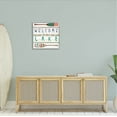 thumbnail image 2 of Stupell Industries Welcome to Lake Striped Boat Oars Graphic Art Gray Framed Art Print Wall Art, Design by Elizabeth Tyndall, 2 of 7