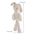 thumbnail image 2 of Bunny Stuffed Animal, 19.6 Inches Rabbit and Bunny Plush Toy, White Rabbit Stuffed Animal for Baby, Toddler, Kids, Adults, Soft Stuffed Bunny, Adorable Toy for Christmas Easter Birthday Gifts, 2 of 8