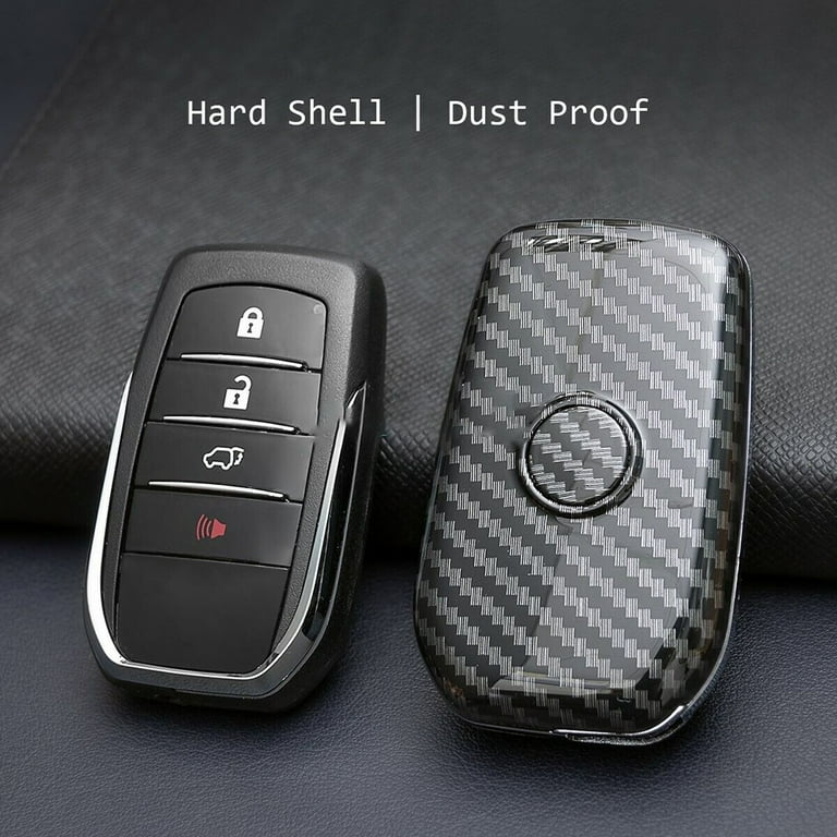 Carbon Fiber Car Key Fob Cover Case For Toyota For Sienna For Mirai For Fortuner Walmart