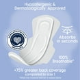 thumbnail image 2 of Equate Overnight Maxi Pads with Wings, Size 5, Extra Heavy Overnight Protection (36 Count), 2 of 9