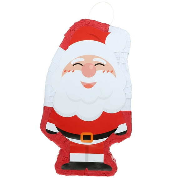 RENACLIPY Santa Clause Pinata Red Paper Prop for Holiday and Company Party