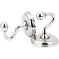 thumbnail image 1 of A Pair of Metal Curtain Hooks Silver, 1 of 1