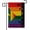 Rainbow Flag-1, variant on Pride Garden Flag LOVE ALWAYS WIN 12"x18" double Sided Burlap LGBTQ Rainbow Flag Small , Gay Flag Garden Flag for Yard Lawn Home Door Decor