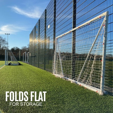 組み立て式 サッカーゴール 2.4m×1.5m (8×5ft) 折りたたみ サッカー フットサル 練習 トレーニング 子供 大人 クイックプレイ 正規代理店 1年保証 Q-Match