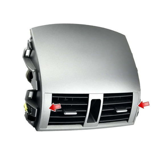Dashboards Fit For Toyota Corolla 2007-2013 Without Air Conditioning Control Assembly, A/C Air Vent Panel Dashboard,OEM: 55663-02060, 55670-02160-Sliver