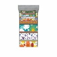 thumbnail image 2 of Summer Bedding Set with Sheet & Covers, Colorful Striped Daisy Flowers Butterflies Sun Clouds Vivid Playroom Kids Pattern, Printed Bedroom Decor 2 Shams, 4 Sizes, Multicolor, by Ambesonne, 2 of 3