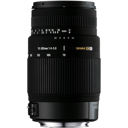 Sigma Telephoto zoom lens 70 mm 300 mm f/4.05.6 DG OS