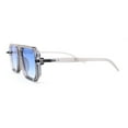 thumbnail image 3 of Super Hipster Squared Rectangle Racer Gentlemens Sunglasses Slate - Blue, 3 of 4