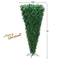 thumbnail image 2 of Gymax 7ft Artificial Upside Down Christmas Tree Holiday Decoration w/ Metal Stand, 2 of 10