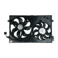 thumbnail image 2 of Dual Radiator and Condenser Fan Assembly Fits 1999 Volkswagen Golf, 2 of 3