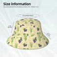 thumbnail image 3 of Balery Green And Purple Grapes Sombreros para el sol para hombre y mujer, sombrero de pescador con UPF 50+, 3 of 6