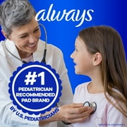 Always Ultra Thin Overnight Pads with Wings, Size 4, Overnight, 50 Count