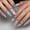 #2, variant on 3D 24 Pcs Cute Almond Press on Nails Medium Fake Nails Press Ons Blue Gradient False Nails with Stiletto Nail Glue