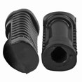 thumbnail image 1 of Gomas Para Clavijas De Pie Delanteras De Motocicleta Caucho De Alta Experiencia De Conducción Cómoda Mejor Protección Fácil De Instalar Para 125cc CG 125 Negro 1 Par, 1 of 7