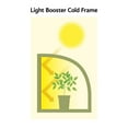 thumbnail image 3 of Tierra Garden Light-Booster Cold Frame 19.5" x 39.5" x 19.5", Zippered, 3 of 7