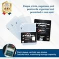 thumbnail image 2 of 20 (Twenty Pages) - BCW Pro 2-Pocket Page (7-1/8" x 5-1/2" Cards, Postcards or Photos), 2 of 4