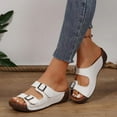 thumbnail image 6 of Women's Fashion Casual Spring New Beach Open Toe Thick Bottom Wedge Heels, 6 of 6
