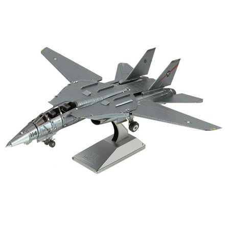 Model Kit Grumman F-14 Tomcat Fighter Aircraft "United States Navy" (Challenging Difficulty) Steel Model by Metal Earth