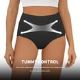 thumbnail image 2 of FallSweet No Show Tummy Control Underwear for Women High Waisted Panties Comfy Briefs Pack, 2 of 6