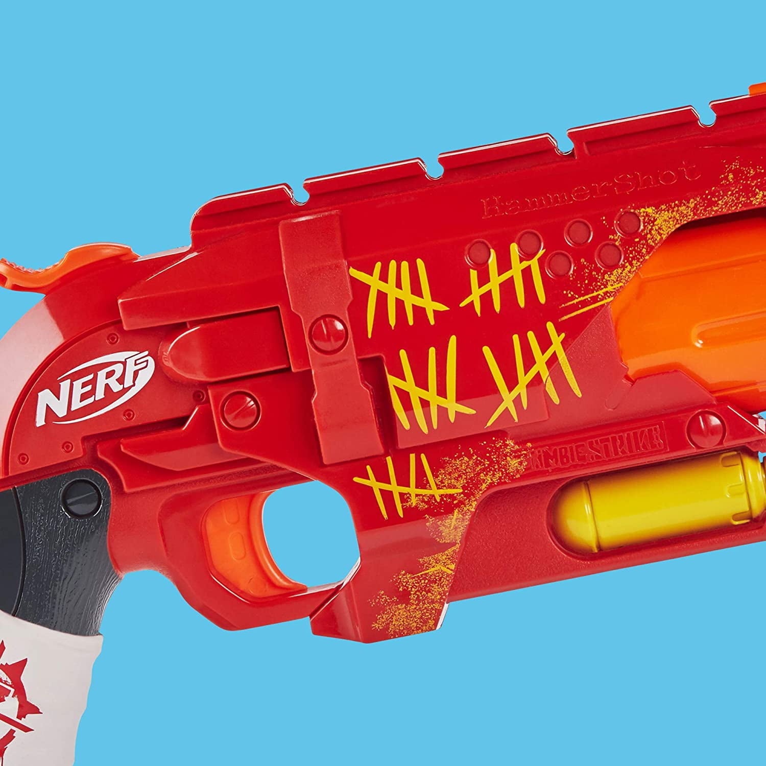 for sale online A4325F01 Nerf Zombie Strike Hammershot Blaster Toy 