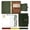 Elegant Green, variant on EGOSUNNY Belt A5 PU Leather 6-Ring Binder Planner & Removable Zip Pouch