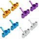 thumbnail image 5 of 2pcs Front Steering Cup And 2 Pcs Rear Axle For 1:10 Oil Truck Metal Upgrade Accessories,blue, 5 of 5
