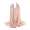 thumbnail image 2 of MEICHEN Scarf for Women Women Plain Bubble Chiffon Scarf Hijab Wrap Printe Shawls Headband Muslim Hijabs All Seasons Fashion Must Have, 2 of 2