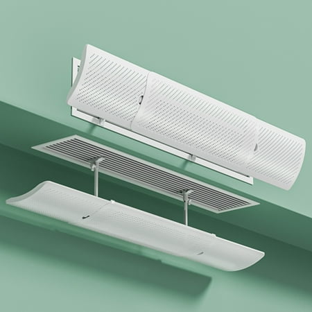 

Clearance Sale!Giyblacko Retractable Air Conditioner Air Deflector Confinement Air Deflector Air Wing Air Cooled Anti Baffle Wind Direction Telescopic Windshield Vents Sidewall Ceiling For Home