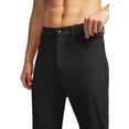 thumbnail image 3 of Pantalones de golf G Gradual para hombre, elásticos, 6 bolsillos, ajustados, negros, XL, 3 of 7