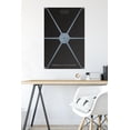 thumbnail image 6 of Star Wars: Saga - S. Preston Minimalist Tie Fighter Wall Poster with Pushpins, 22.375" x 34", 6 of 6