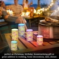 thumbnail image 4 of Yayeee Flameless Candles with Remote Flickering Battery Operated Multi Color Changing, Large Pink Stars, 4 of 7
