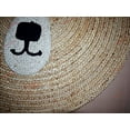 thumbnail image 3 of Vipanth Exports Natural Jute Rug with Teddy Bear Design Handmade Area Rug for Home Decor ( 36 x 36 Inches), 3 of 5