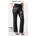 thumbnail image 3 of Roaman's Women's Plus Size Tall Plus Size Ponte Bootcut Pant With Pockets And Pull On Elastic Waist, 3 of 4