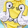 thumbnail image 4 of URMAGIC Kids Girls Cute Duck Bathing Suit One Pieces Ruffles Swimsuit,18M-6T, 4 of 5